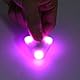 Leuchtendes Gitarrenplektrum mit LED (Rosa) | Lebensmittelechter Kunststoff | Bühnenbeleuchtung Nachtspiel | Wiederaufladbares Batteriesystem | Professionelles Akustik Zubehör