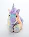 The Petting Zoo Unicorn Stuffed Animal Plushie, Ombrez Wildlife Animals, Rainbow Unicorn Plush Toy 16 inches