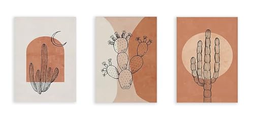 Affiches nordiques cactus pour habiller un mur vide et moderniser votre salon facilement