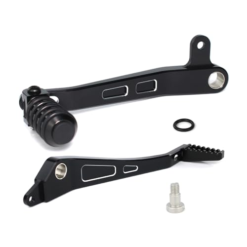 Becwdvo Sollevatore cambio moto adatto per Royal Enfield Interceptor 650 2018-2022 2023 2024 leva freno moto leva del cambio pieghevole (set completo)