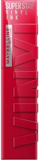 Maybelline New York Super Stay Vinyl Ink Liquid Lip Colour, 16HR Long-Lasting, Ultra-Pigmented, Smudge & Transfer-Proof