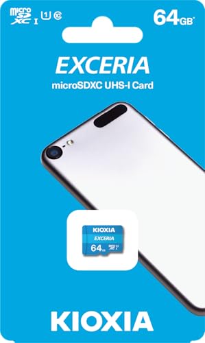 64GB microSDXCJ[h }CNSD KIOXIA LINVA EXCERIA CLASS10 UHS-I R:100MB/s COe[ LMEX1L064GG4