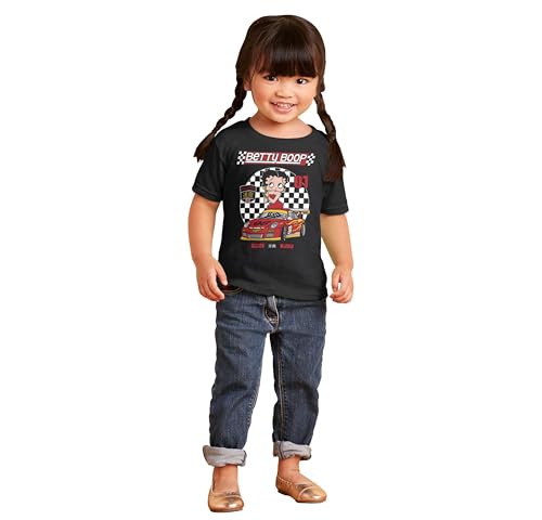 Betty Boop Kanji Racecar Cartoon Toddler Baby Girl T Shirt3