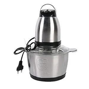 Envop Stainless Steel Electric Meat Grinders with Bowl for Kitchen Food Chopper, Meat, Vegetables, Onion Garlic Slicer Dicer, Fruit and Nuts Blender 3L