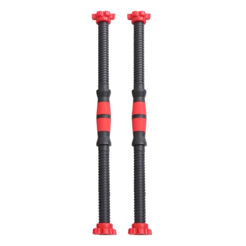 KESYOO 2Pcs Dumbbell Handle Rods Dumbbell Bar Extension with Nuts Non Slip Grip for Secure Weight Lifting Durable Fitness Supply for Strength Training and Balance Mastery