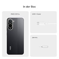 Poco C81 Pro Smartphone, 4 GB + 128 GB, Handy, 6000 mAh Akku, 120 Hz Bildschirm, 6,9 Zoll Display, 13 MP AI-Doppelkamera, schwarz, zusätzliche 1 Jahr Garantie – Ansicht 5
