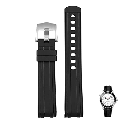 Bracelet souple 20mm 22mm pour Omega Seamaster 300 contre l'inconfort