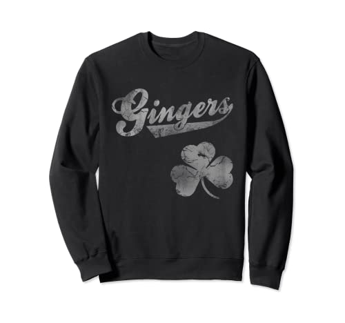 Vintage Fade Gingers Sporty Irish St Patricks Day Hombres Mujeres Sudadera