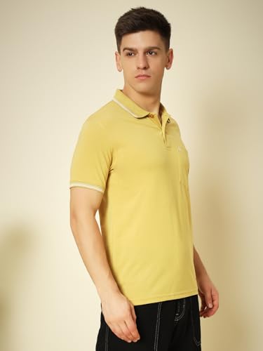 Image of UNIBERRY Men's Cotton Half Sleeves Solid Polo Neck T-shirt-MT4-BG 4XL