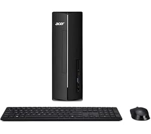 acer Aspire XC-1780 Desktop PC | Intel Core i5-13400 | 8GB RAM | 512GB SSD | Small Form Factor | Windows 11 Home | Black | WiFi 6E | Dual HDMI Ports | Intel UHD Graphics