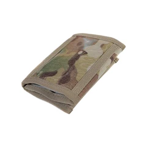 Raine Military MultiCam Trifold Wallet - Trifold Wallets for Men - Tactical Wallet - Mens Military Accessories - Mens Wallet - Velcro Wallet Cover
