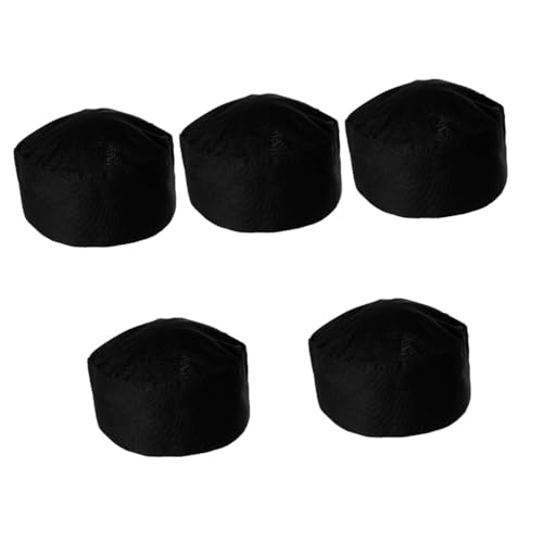 PACKOVE 5piezas Gorro De Chef Transpirable para Cocina y Cómodo para Chefs y Cocineros Restaurantes y Escuelas De Gastronomía