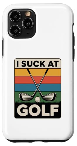 I Suck At Golf Joke ʔSt s Ȓj St X}zP[X iPhone 11 Pro p