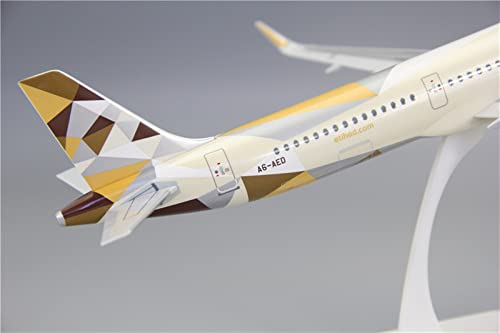 Modelo de avión Etihad Airways A321 ideal como regalo para aficionados al hobby 6