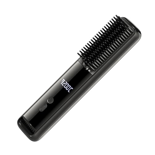 Brosse à lisser cheveux idéale pour retouches express au dortoir ou au bureau