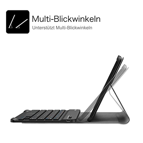 Fintie Keyboard Case For Samsung Galaxy Tab S2 8.0 - Ultra Lightweight Protective Slim Shell Stand Cover With Magnetically Detachable Wireless Bluetooth Keyboard For Tab S2 8-Inch Tablet, Black #TOP6
