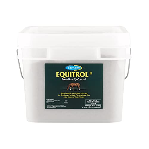 Farnam Equitrol II FeedThrough Fly Control for Horses, Highly