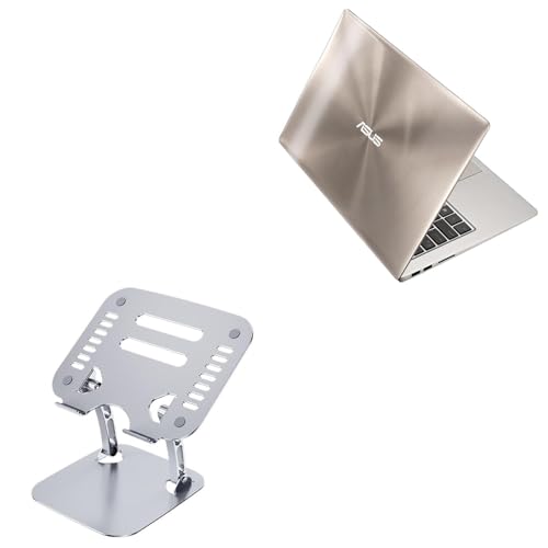 Base ajustable para portátil BoxWave metálica plateada miniatura 1