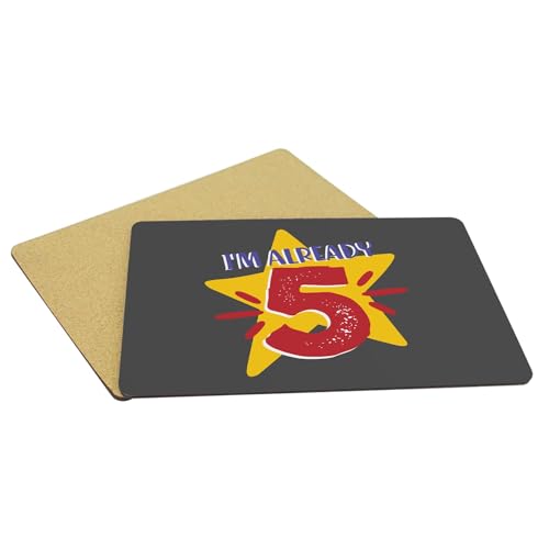 Sets de table antidérapants en liège noir anti-rayures pour grand format - 5