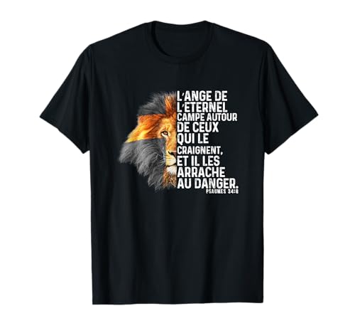 Foi en Dieu - Psaume Bible chrétienne T-Shirt