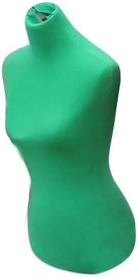Female Mannequin Dress Form Material Cover - Green