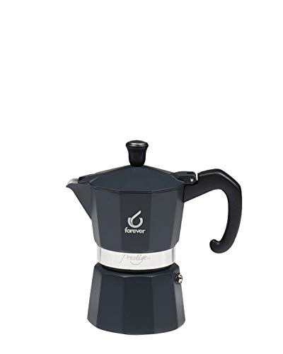 Kaufgut 120223 Miss Moka Presti Grame Noblesse-Cafetera (3 Tazas), multicolor