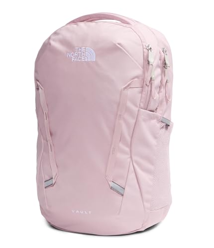 Image of The North Face Women's Vault Everyday Laptop Backpack - Commuter Travel Bag, Water-Repellent, Spacious Main Compartment, Metal Pink, One Size