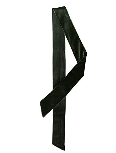Foulard skinny velours vert pour dompter vos cheveux avec style