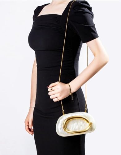 Image of Jusavie Evening Clutch Purses Women PU Leather Evening Handbags Crossbody Clutch Purse Trendy Decoration Shoulder Bag Wedding