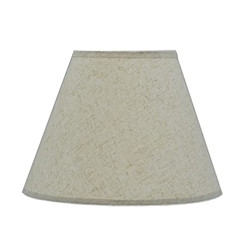Image of Aspen Creative 32033A Transitional Empire Shape Spider Construction Lamp Shade in Flaxen, 6 inch Top x 12 inch Bottom x 9 inch Slant Height