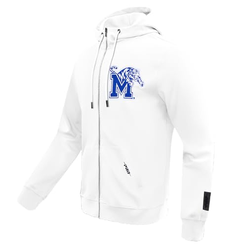 Image of Pro Standard Mens College Classic Chenille Cotton Double Knit Full Zip Hoodie