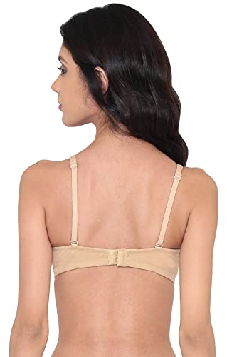Image of Laavian Women's Cotton Non Padded Non-Wired Shaper T-Shirt Bra