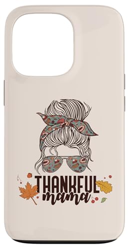 ONE THANKFUL MAMA yӍ ӂ̏jꂽ~[ X}zP[X iPhone 13 Pro p