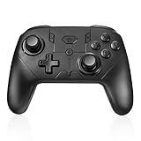 🎮【Juego Sin Demora y Distancia Máxima Inalámbrica 8M】-Con la versión Bluetooth 4.0, no hay demora en el juego. La velocidad de comunicación de datos alcanza los 2,1 Mbps y puede jugar libremente sin verse afectado por la velocidad de Internet. Puedes controlar fácilmente a tu personaje para completar acciones difíciles. Equipado con un sensor giroscópico y función de vibración de alta definición, muchos juegos esperan tu experiencia.