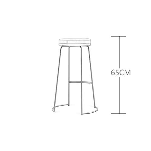 Tabouret de bar rivet industriel bois et métal avec repose-pieds stable