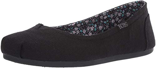 Skechers BOBS Women's Bobs Plush-Linen Back Ballet Flat