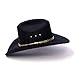 Western Express Felt Finish Cowboy Hat - Cattleman Style with Gold Hat Band | Cowboy & Cowgirl Hats for Men and Women