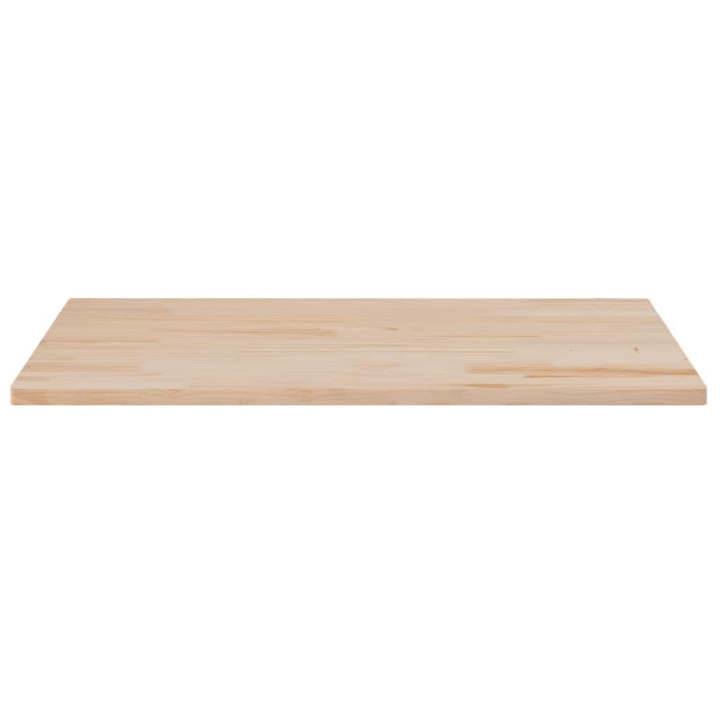 Plateau de table en pin massif 200 x 100 x 2 5 cm - Design rustique - Nettoyage facile - Utilisation polyvalente pour table à manger, cuisine et extérieur