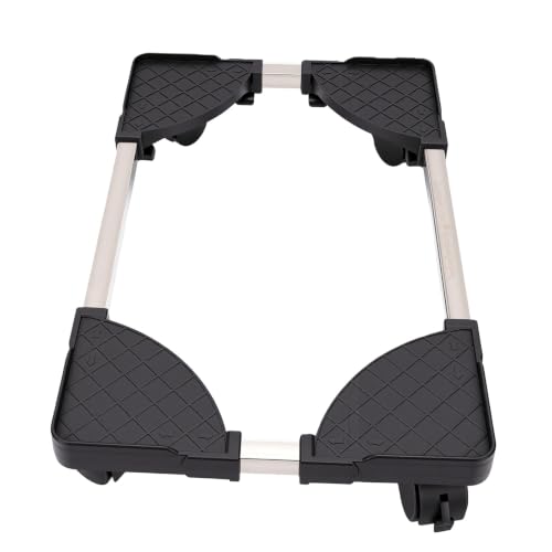 Soporte para torre de computadora Asixxsix, soporte móvil ajustable para CPU con 4 ruedas giratorias, compatible con la mayoría de PC, para oficina y gamers (Negro) miniatura 7