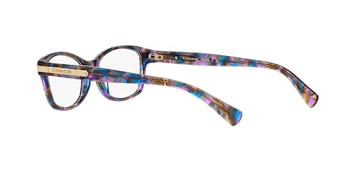 Coach Eyeglasses Hc 6065 5288 Purple Confetti Tortoise #TOP4