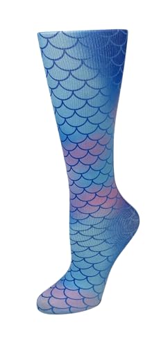 Image of Cutieful Compression Socks Knit Wide Calf 10-18mm /HG