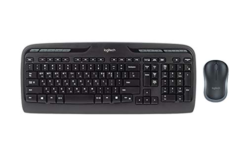 Logitech MK330R 2.4Ghz Wireless Desktop Mouse and Keyboard Combo English/Korean Type