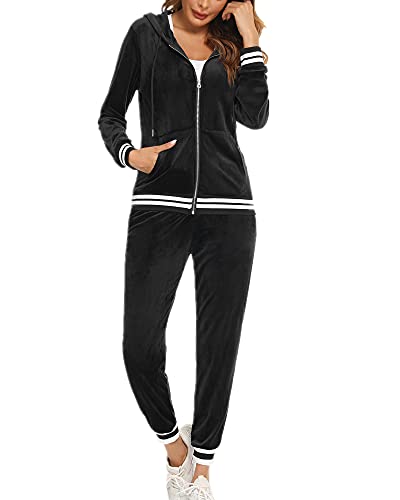 Survêtement velours femme pour votre jogging matinal et séances de yoga