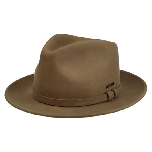 Stetson Fedora Soft Felt in Feltro di Lana
