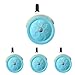 Stroller Wheels - 4 Pack Universal Baby Pram Casters | Smooth Rolling Silent Pushchair Replacement Tires, Flexible 360° Swivel Walker Wheels for Strollers Tricycles Carriages Indoor Outdoor Use