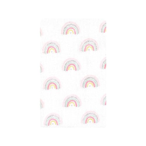 Image of Hudson Baby Unisex Baby Cotton Poly Flannel Burp Cloths, Girl New Elephant 10-Pack, One Size