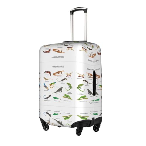 Different Types Of Lizard Print Luggage Cover Washable Suitcase Anti-Scratch Suitcase Cover Protective Cover Fits 18-32 Inch2