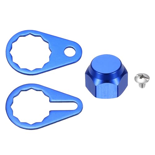 YELARXI M7 Fishing Reel Screw Nut Caps Right Handle Knob Locking Plate