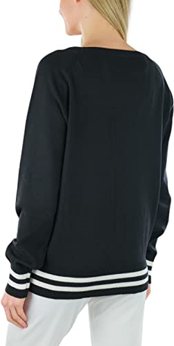 Image of ToBeInStyle Women's Long Sleeve Button Down V-Neck Cardigan