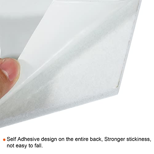 Tableau feutre hexagone PATIKIL blanc lot de 2
